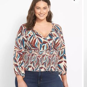 Women's Lane Bryant wrap style top